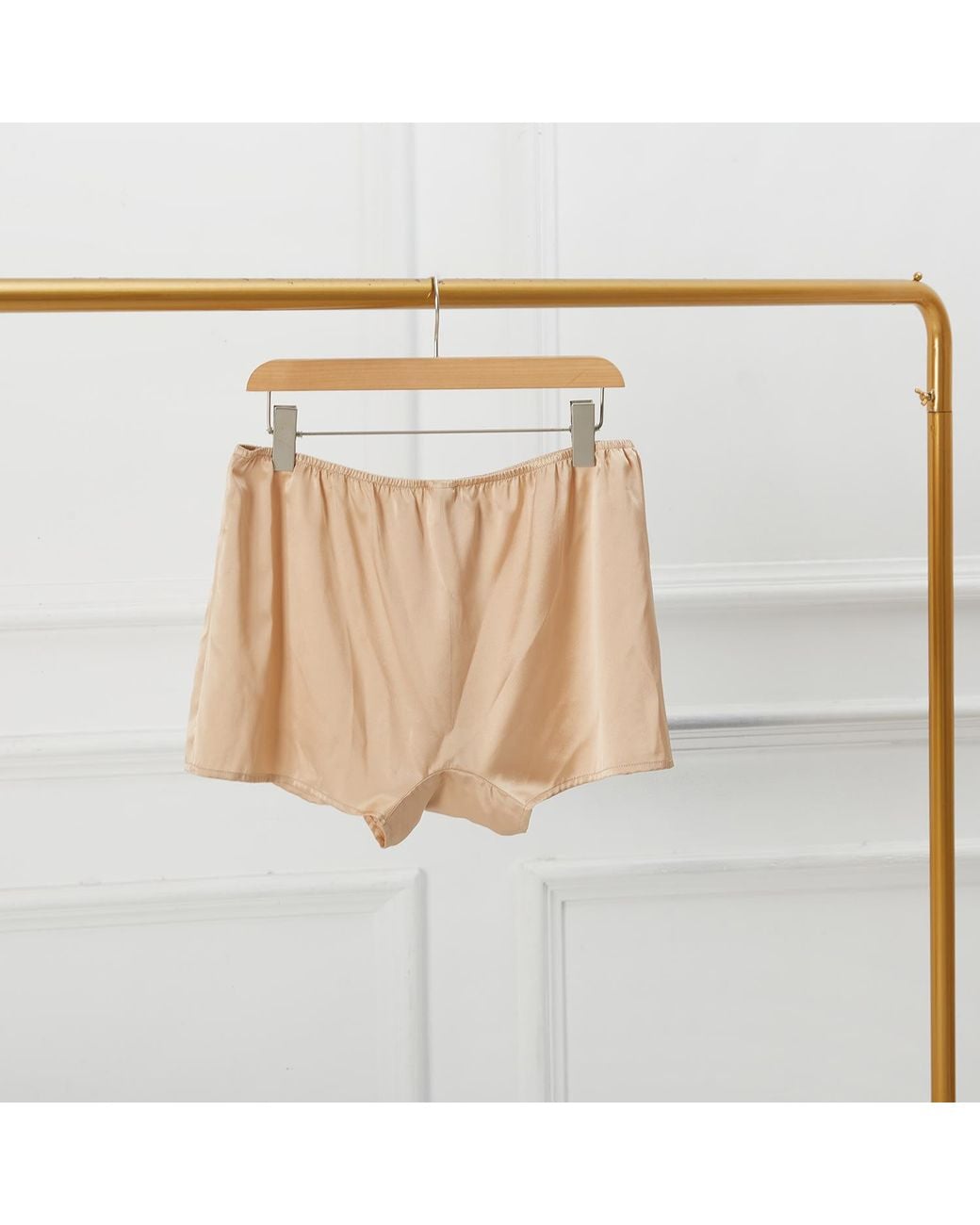 Soft Strokes Silk Brown Neutrals Pure Mulberry Silk Trunks for men