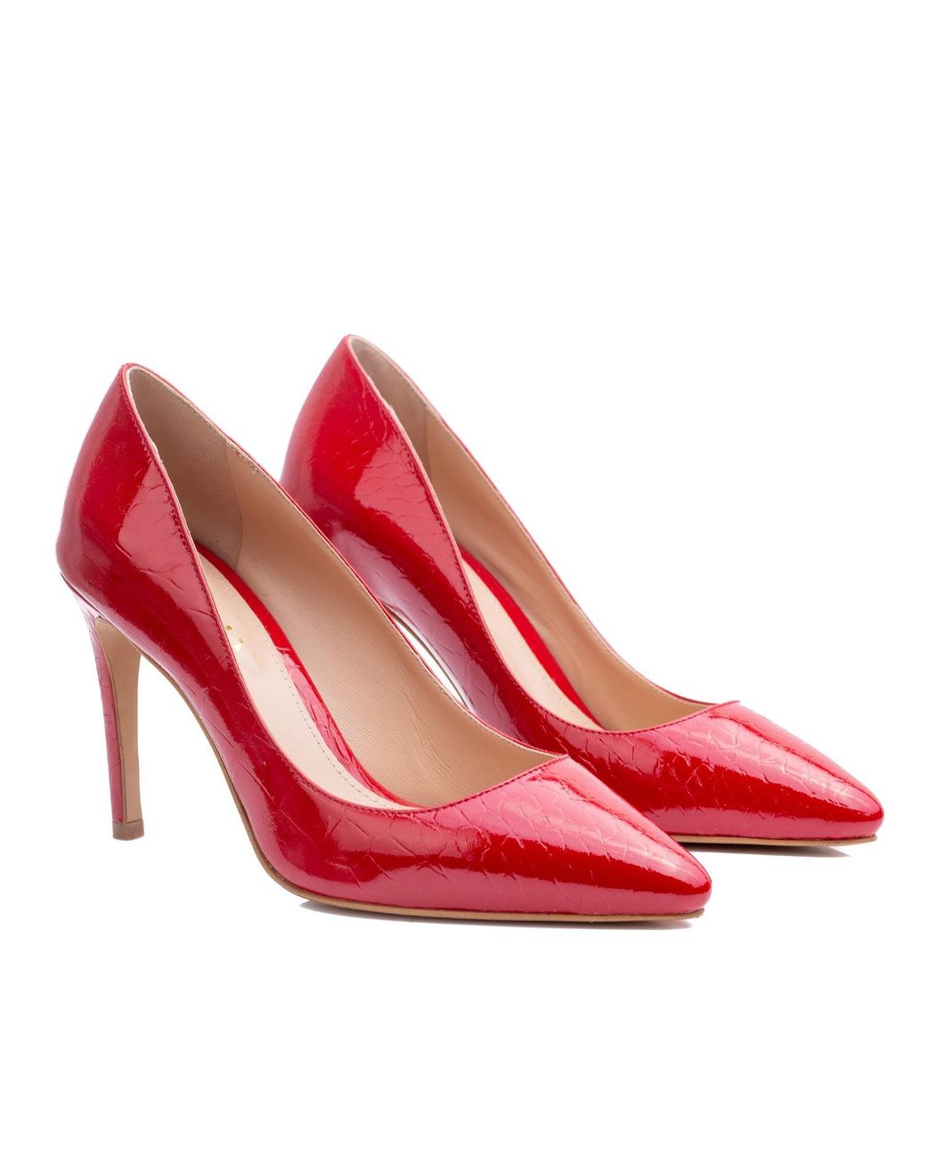 Ginissima Red Alice Stiletto Patent Leather Shoes