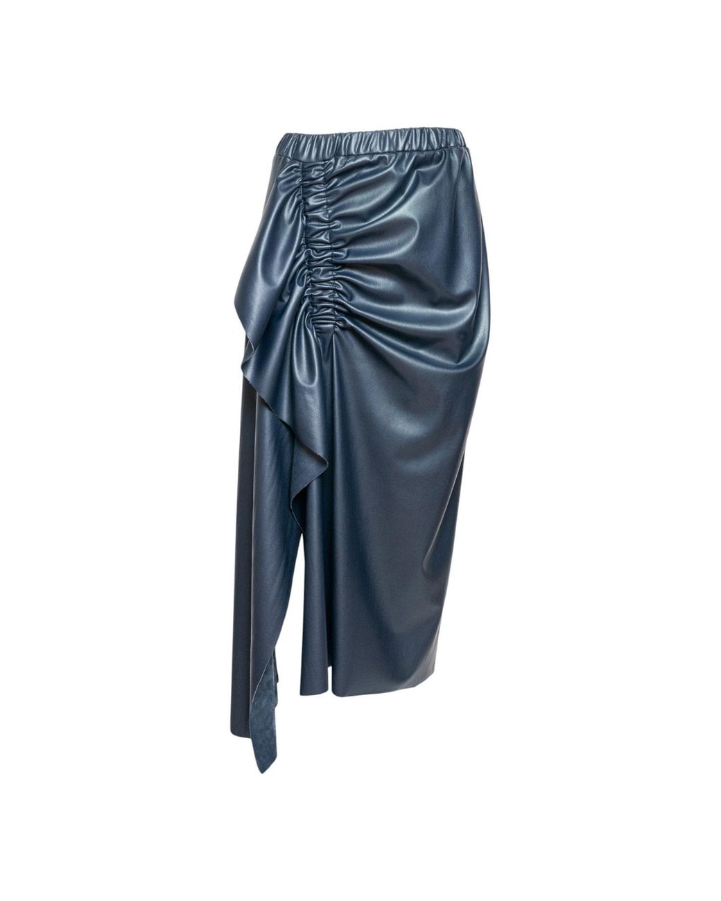 ARTISTA Blue Celeste Gathered Midi Skirt