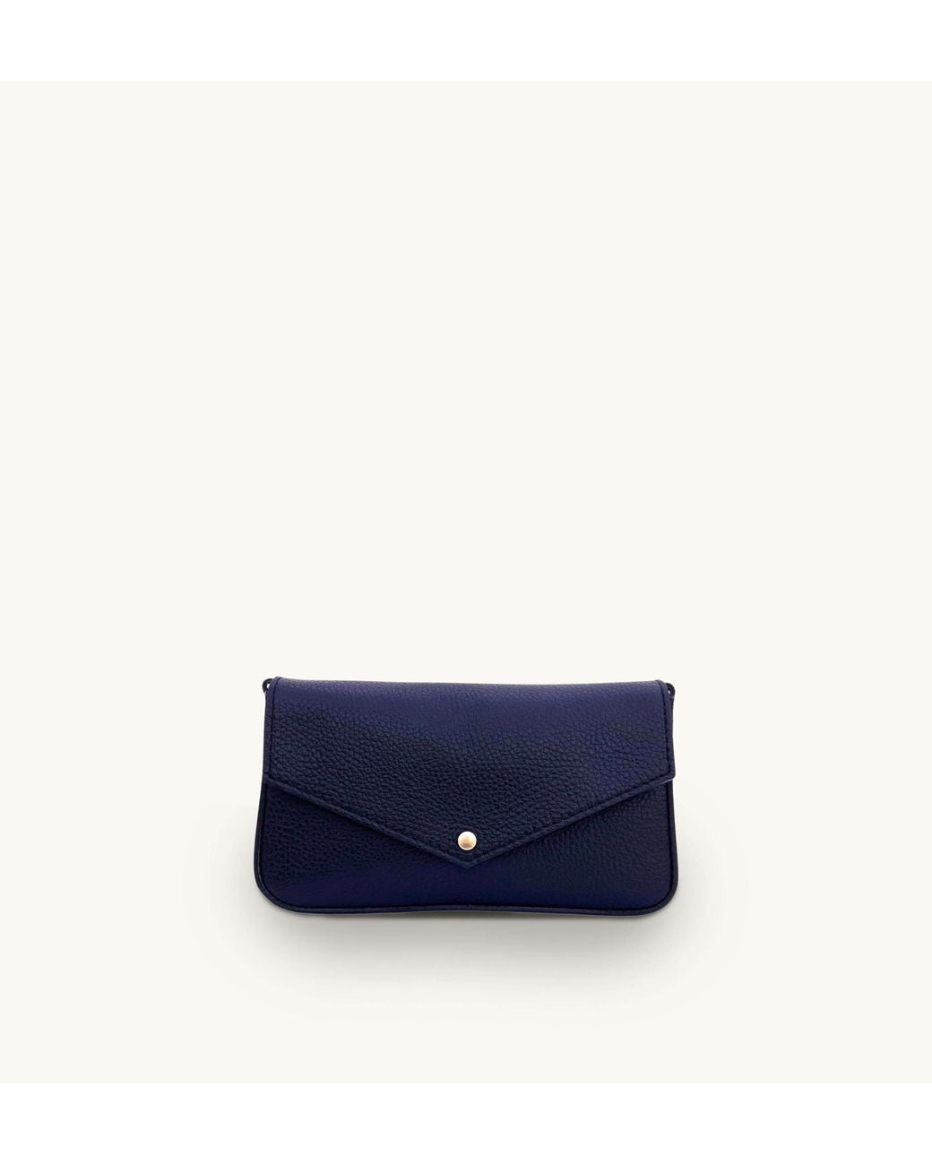Apatchy London Blue The Munro Leather Shoulder Bag