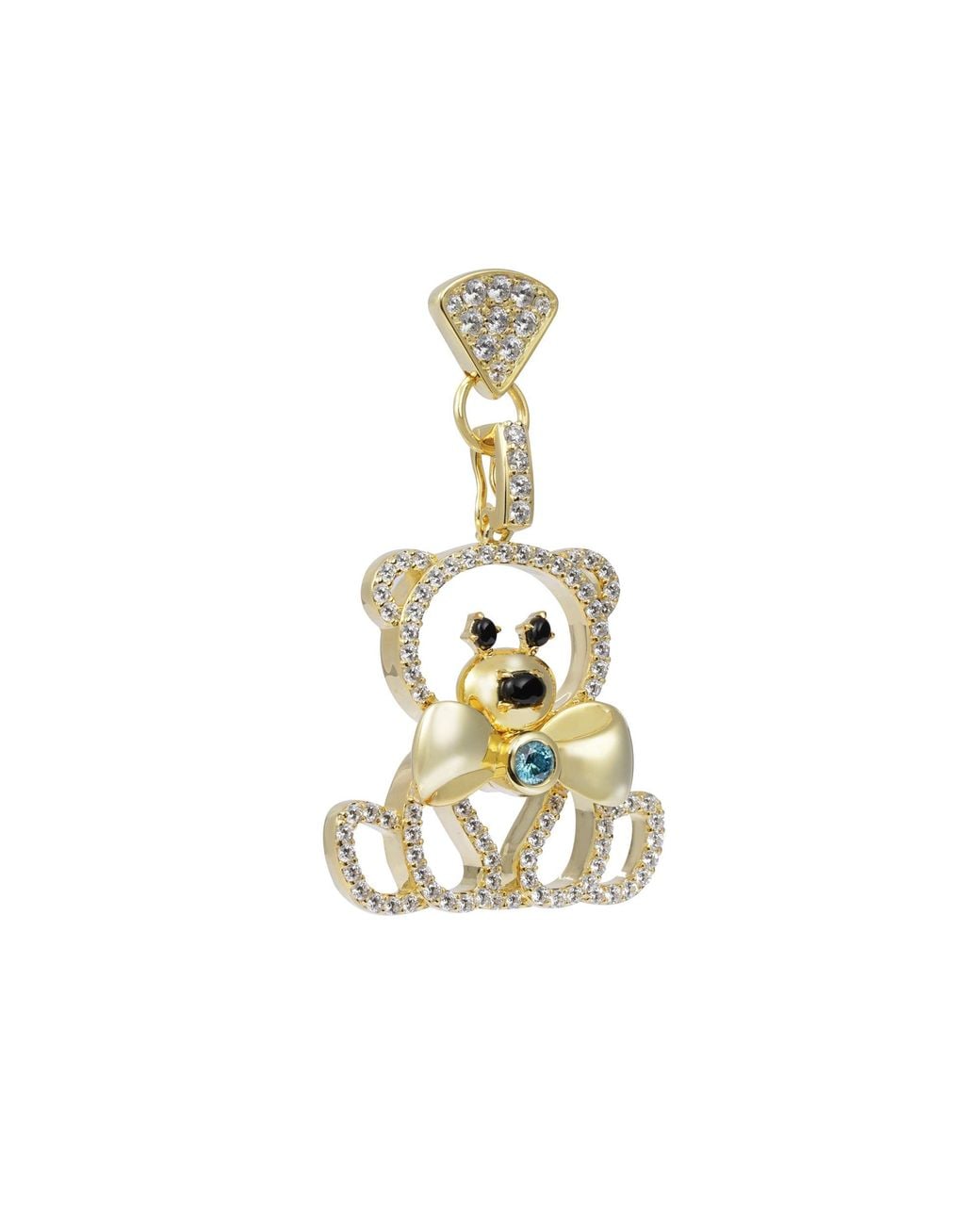 Arte Madrid Metallic Circus Bear Hollow Pendant