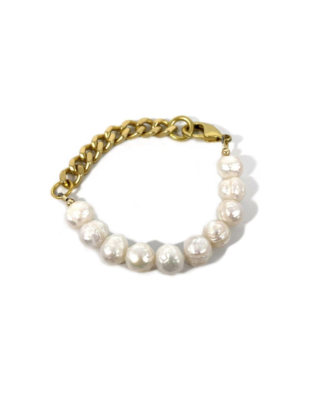 Rachel Nathan Metallic Remix: Pearl Bracelet