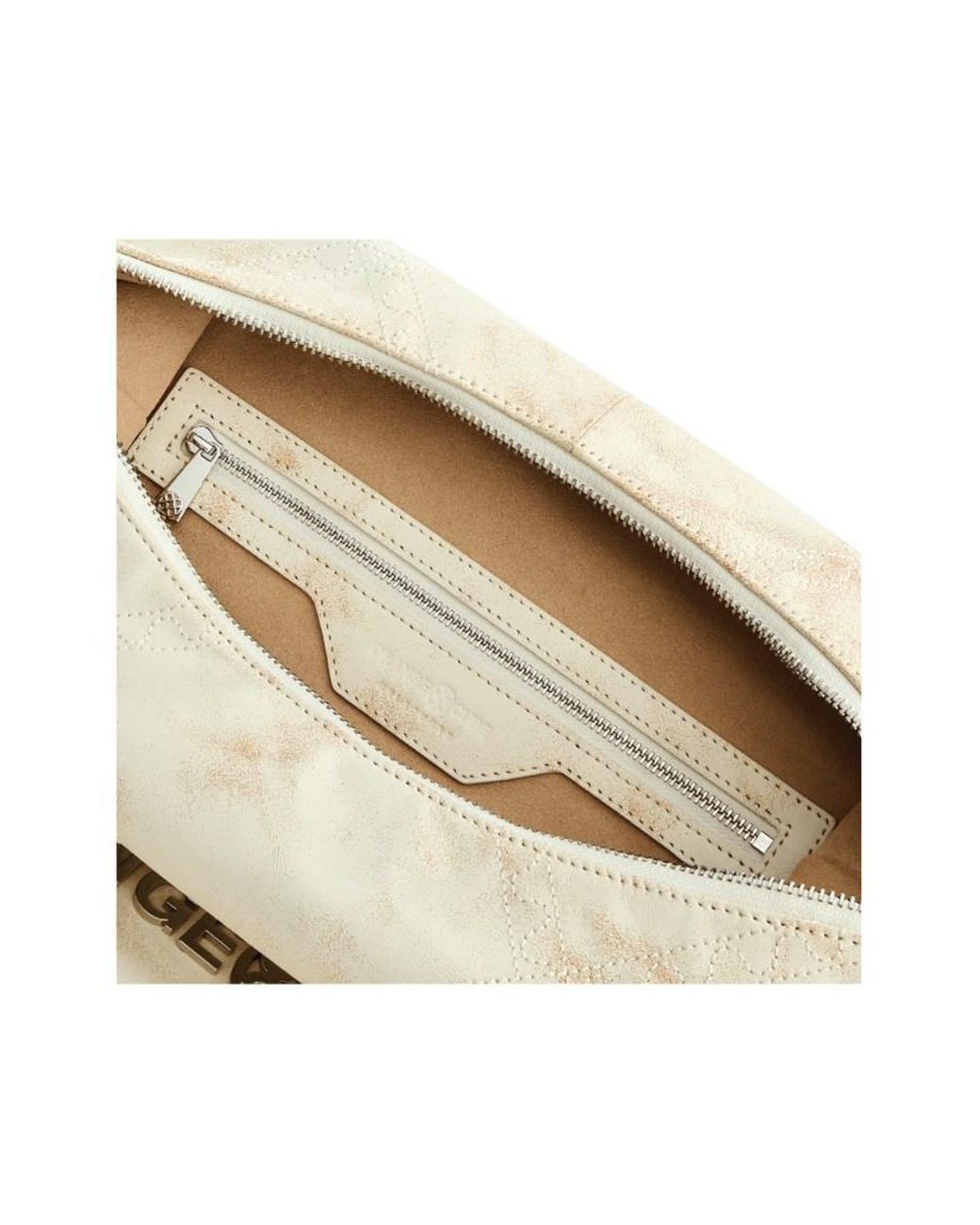 Orange Cube White Metropolitan Crossbody Bag