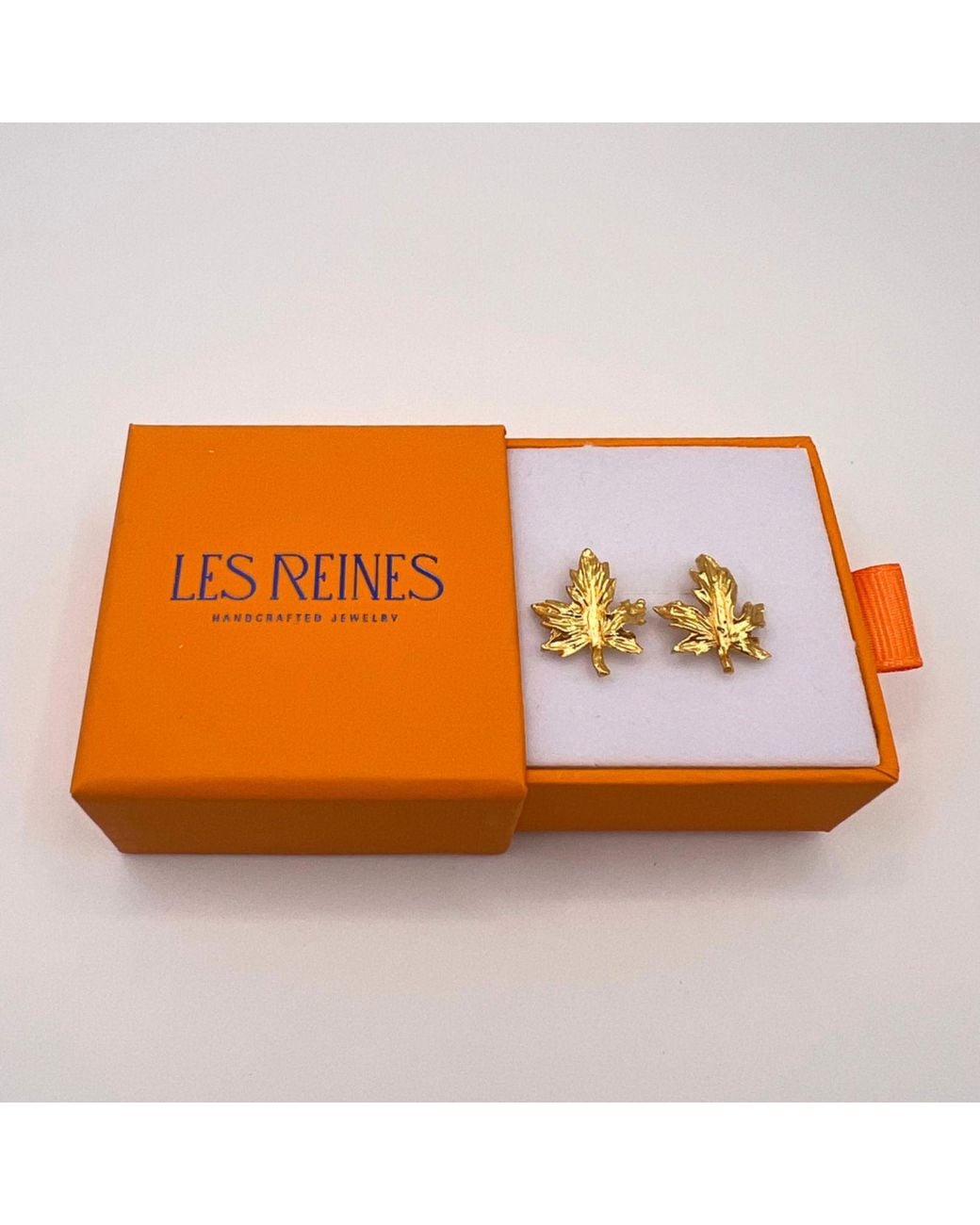 Les Reines Metallic Petite Leaf