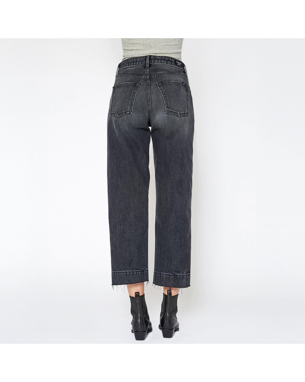 NOEND Blue Comfort Crop Jeans