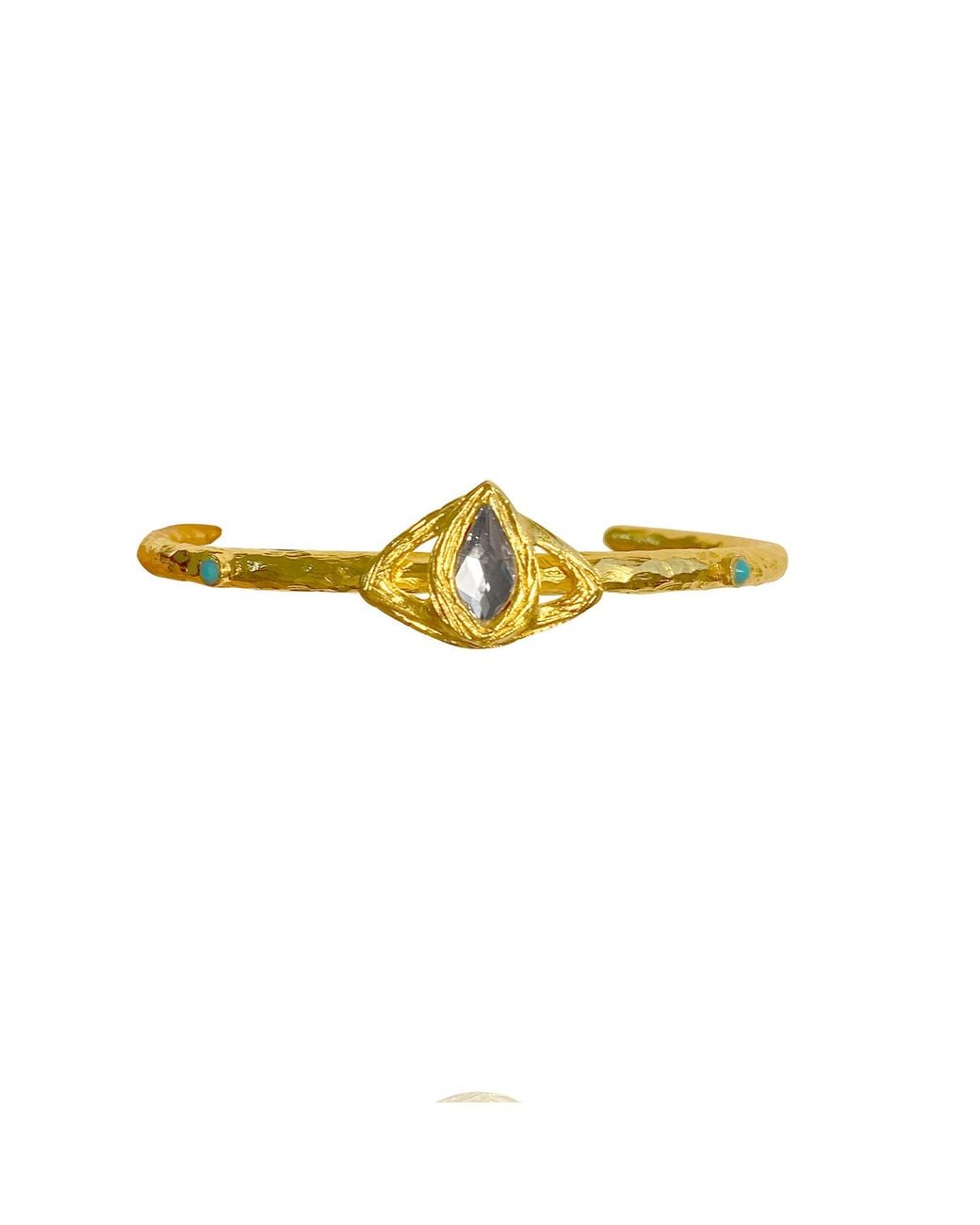 Eyeconic by Samar Ajram Yellow Ghena Eye Bangle Bracelet
