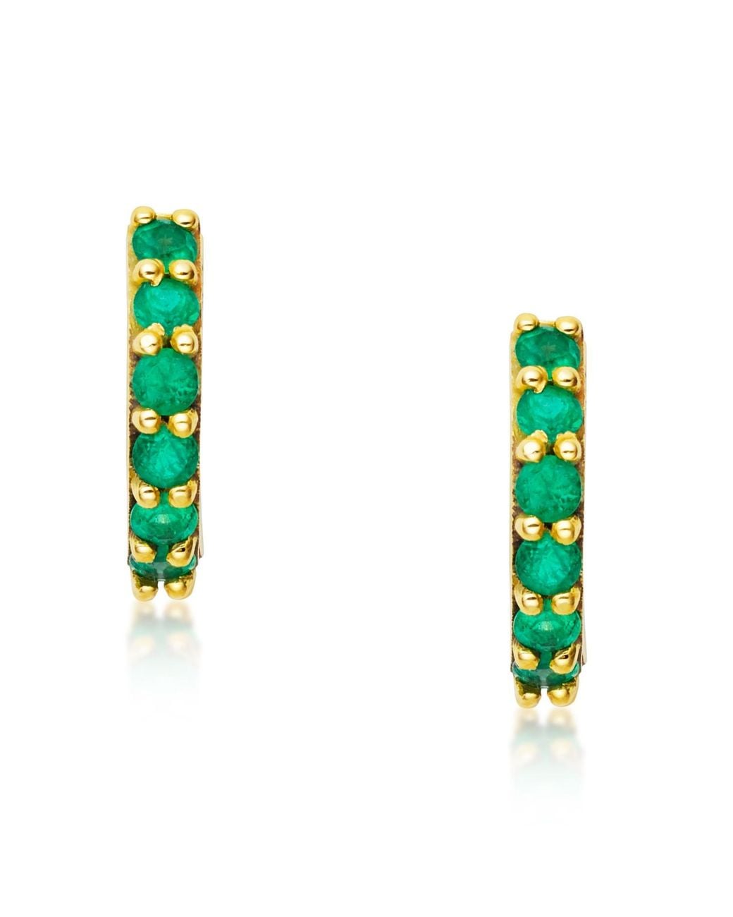 Preeti Sandhu Metallic Emerald Huggies