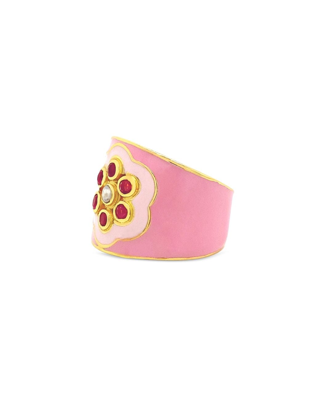 GEM BAZAAR Pink Posy Ring