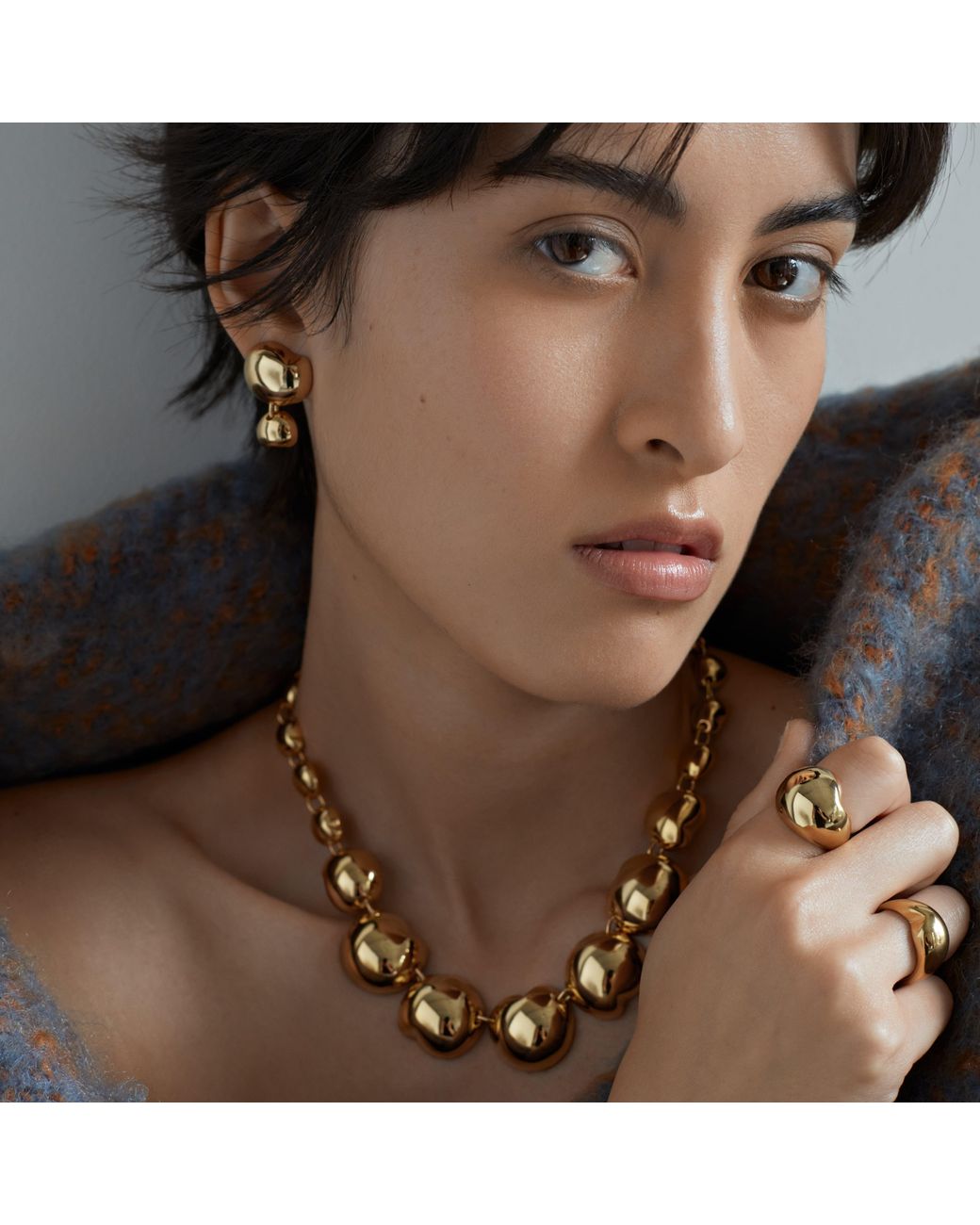 Biko Jewellery Metallic Nicola Collar