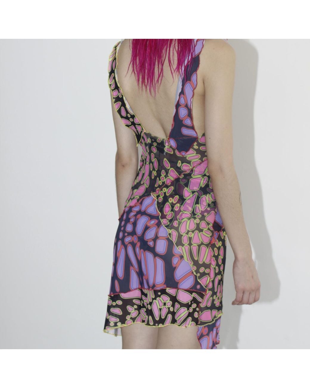 Paloma Lira Red Volt Web Armor Dress