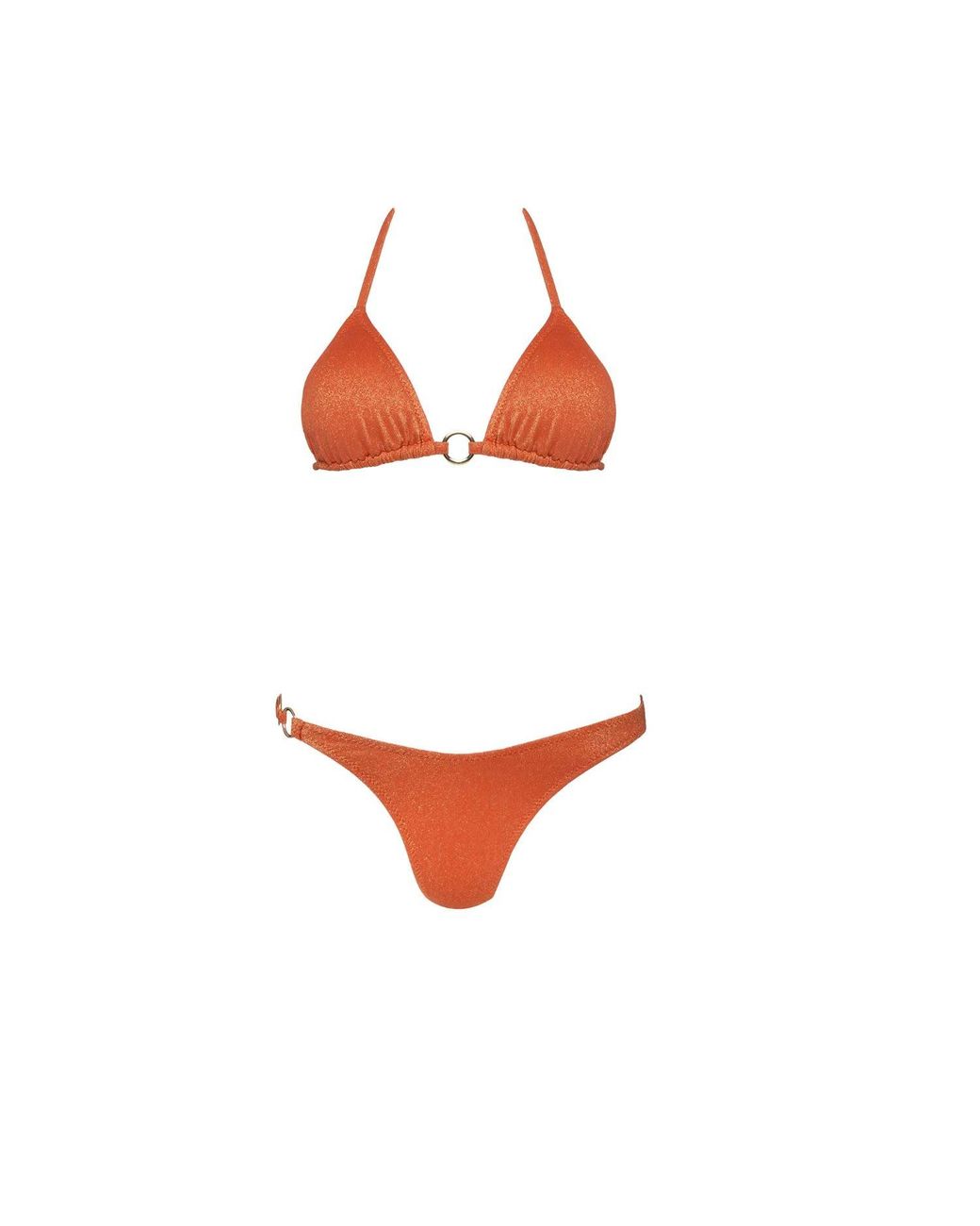 Forever Young the label Orange Triangle Bikini Set