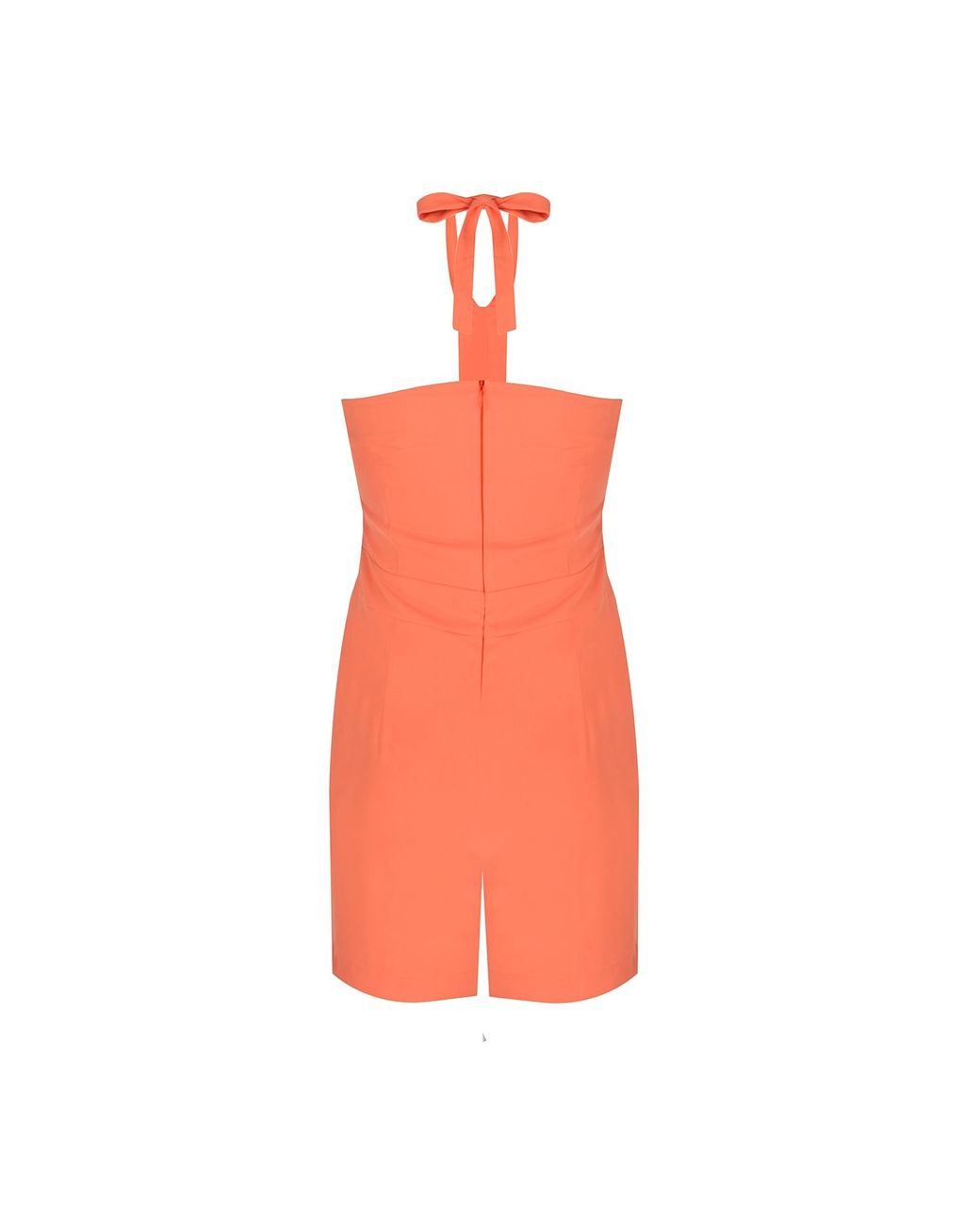 Madebyza Orange Coral Fringed Jumpsuit
