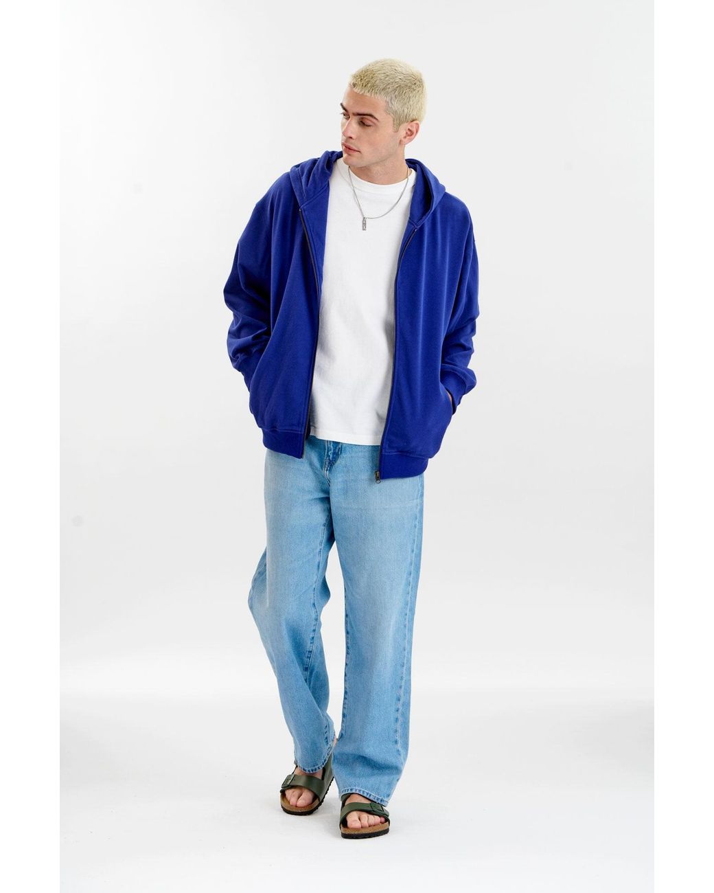 Komodo Blue Luca Organic Cotton Hoody for men