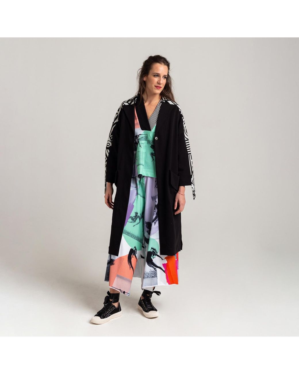 ARTISTA Black Code Coat