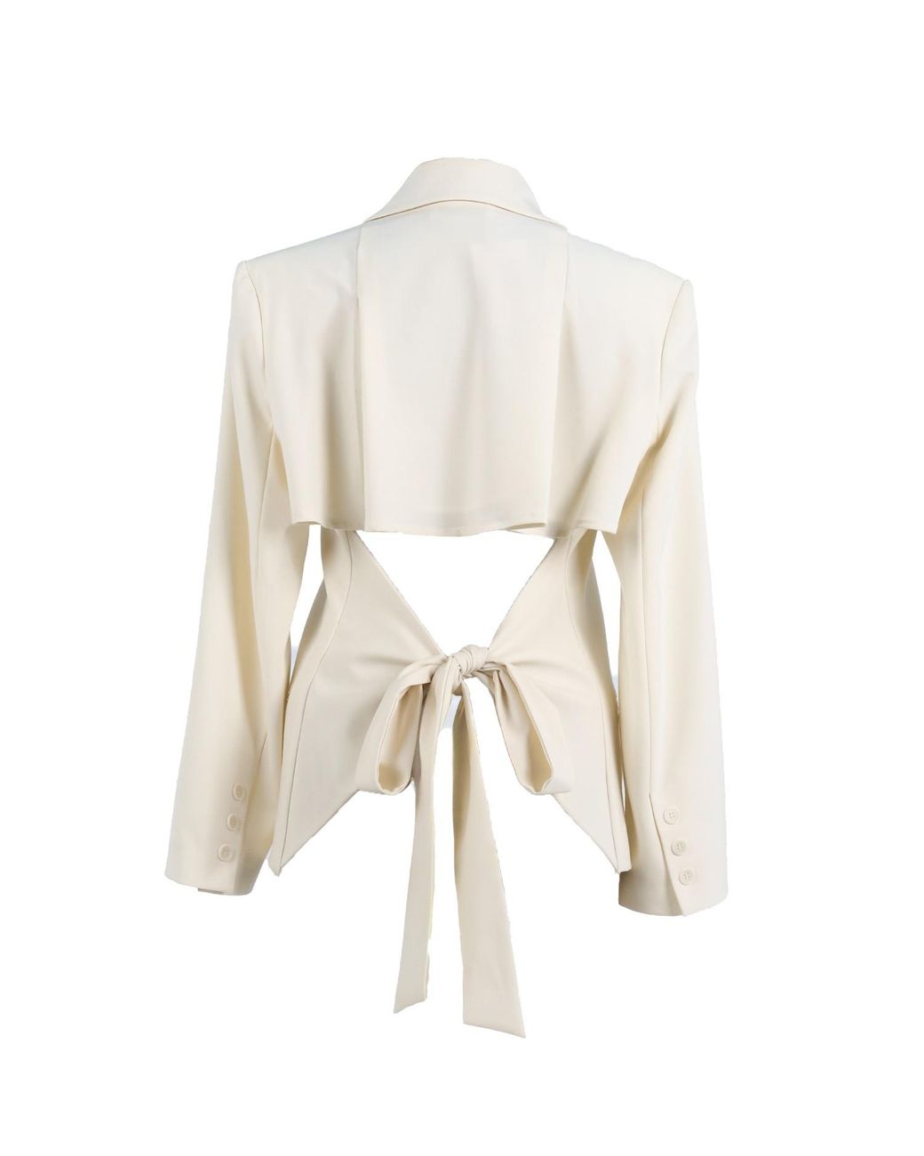 The Ethos Studio White Selene Blazer