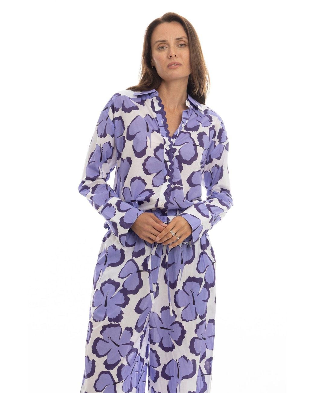 Bindu Purple Maggie Blouse
