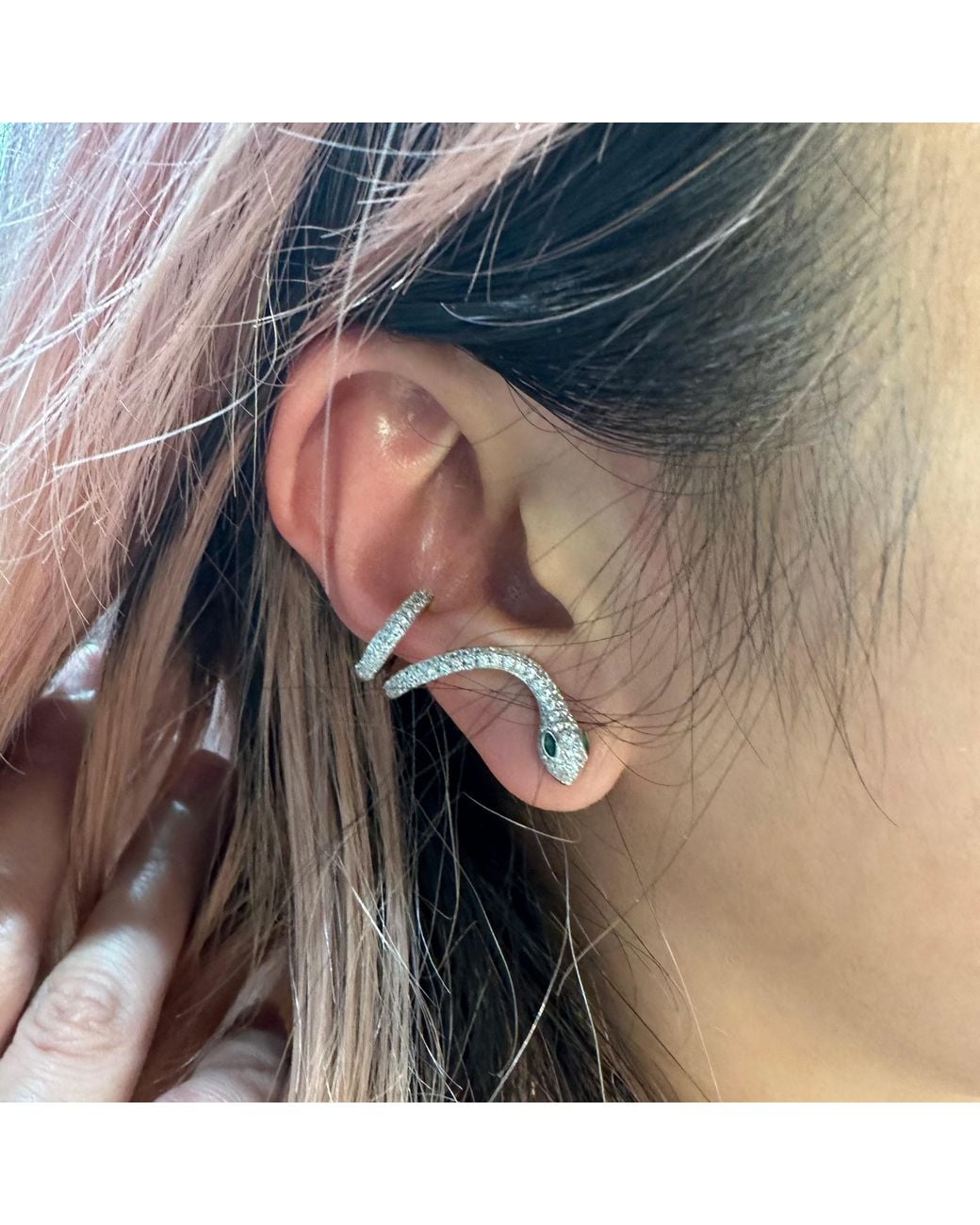 The Link Between Metallic Snake Ear Cuff Climber