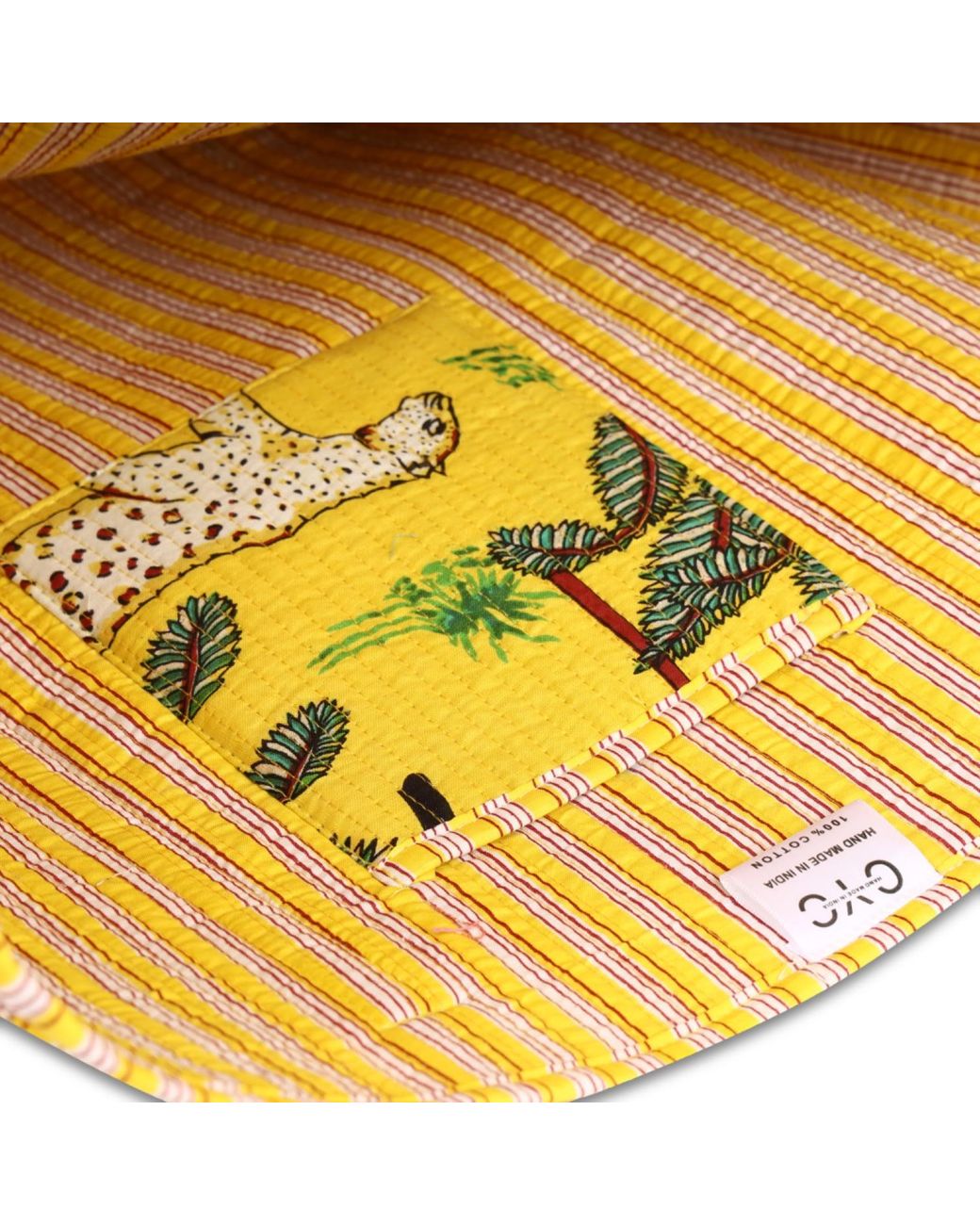 Conscious Yoga Collective Yellow The Jungle Tote