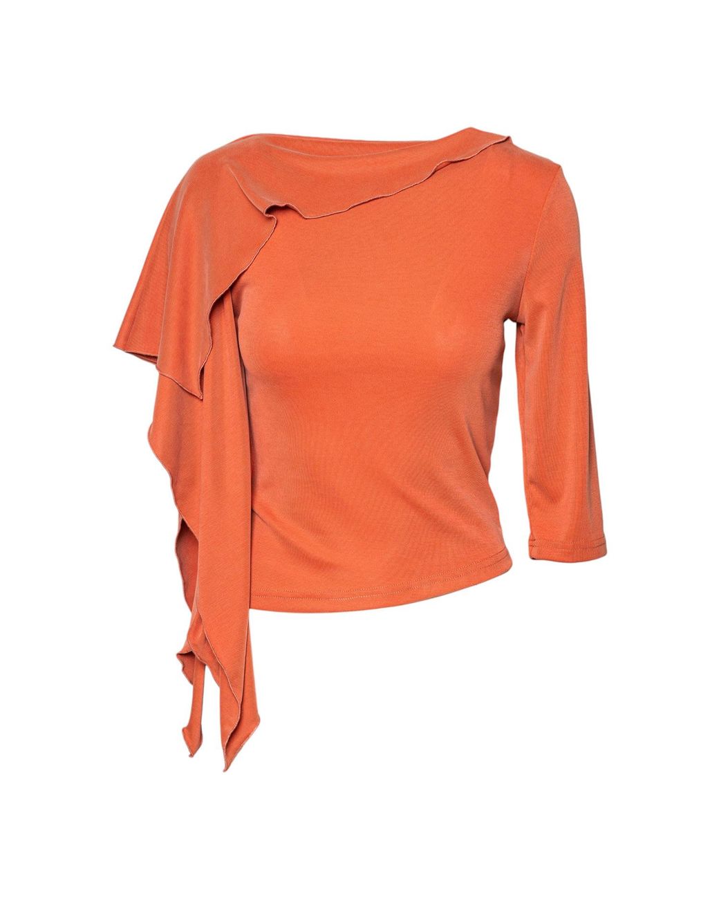 ARTISTA Orange Dawn Asymmetric Top