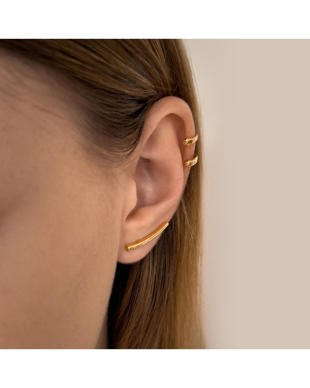 SALLY SKOUFIS Metallic Alchemy Ear Climber