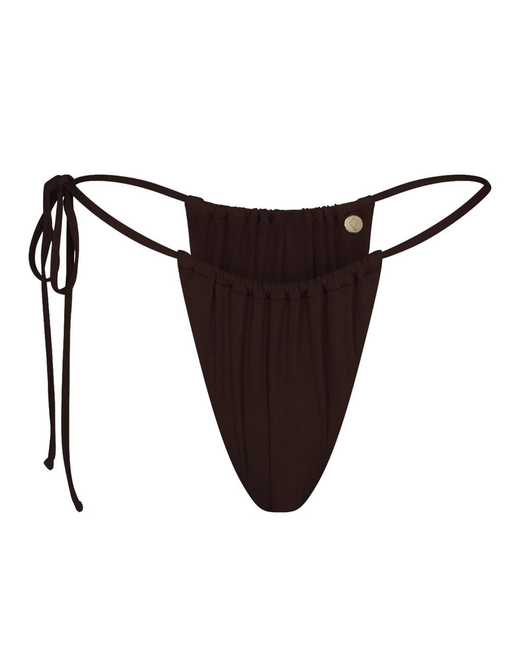 Marquise Swim Black Bikini Bottom Canvas String
