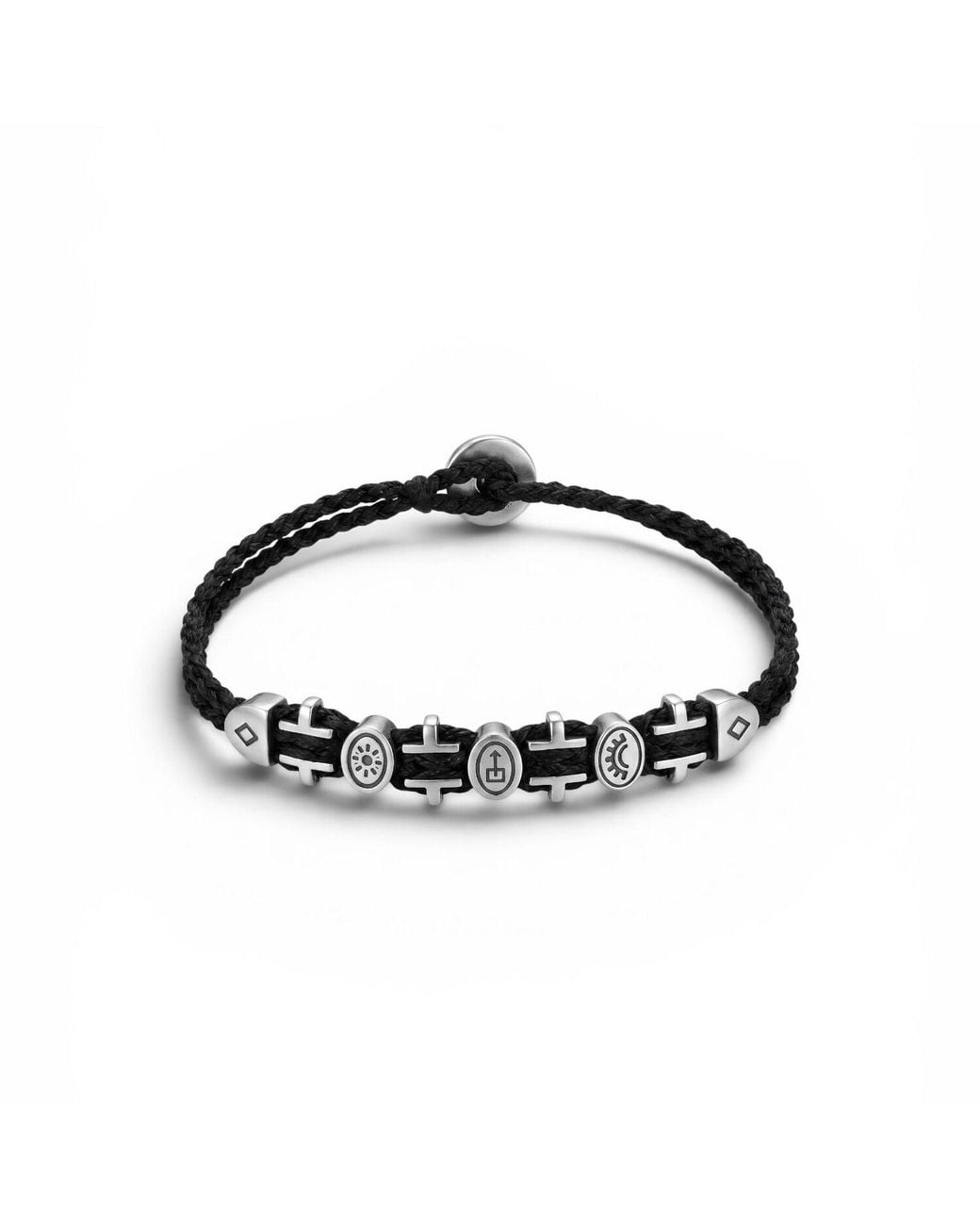 La Pluie Jewellery Black Hepta Bracelet for men