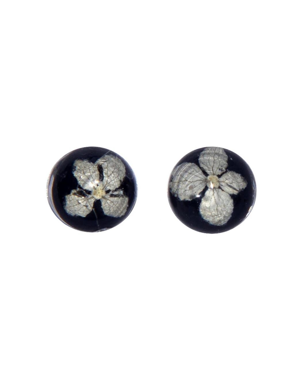Laura Daili Blue Earrings Hydrangea