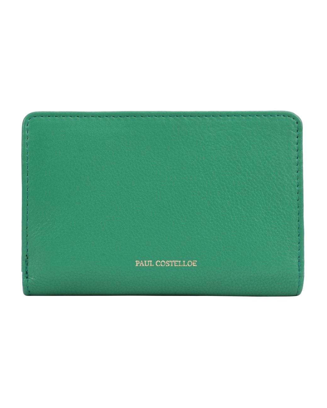 Paul Costelloe Green Solidago Leather Purse