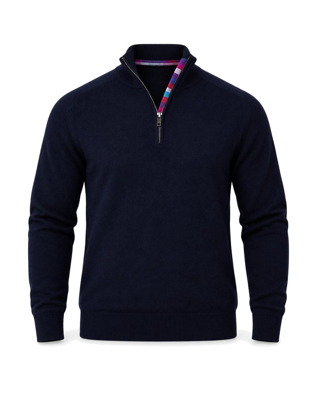 Koy Clothing Blue Dark Quarter Zip for men