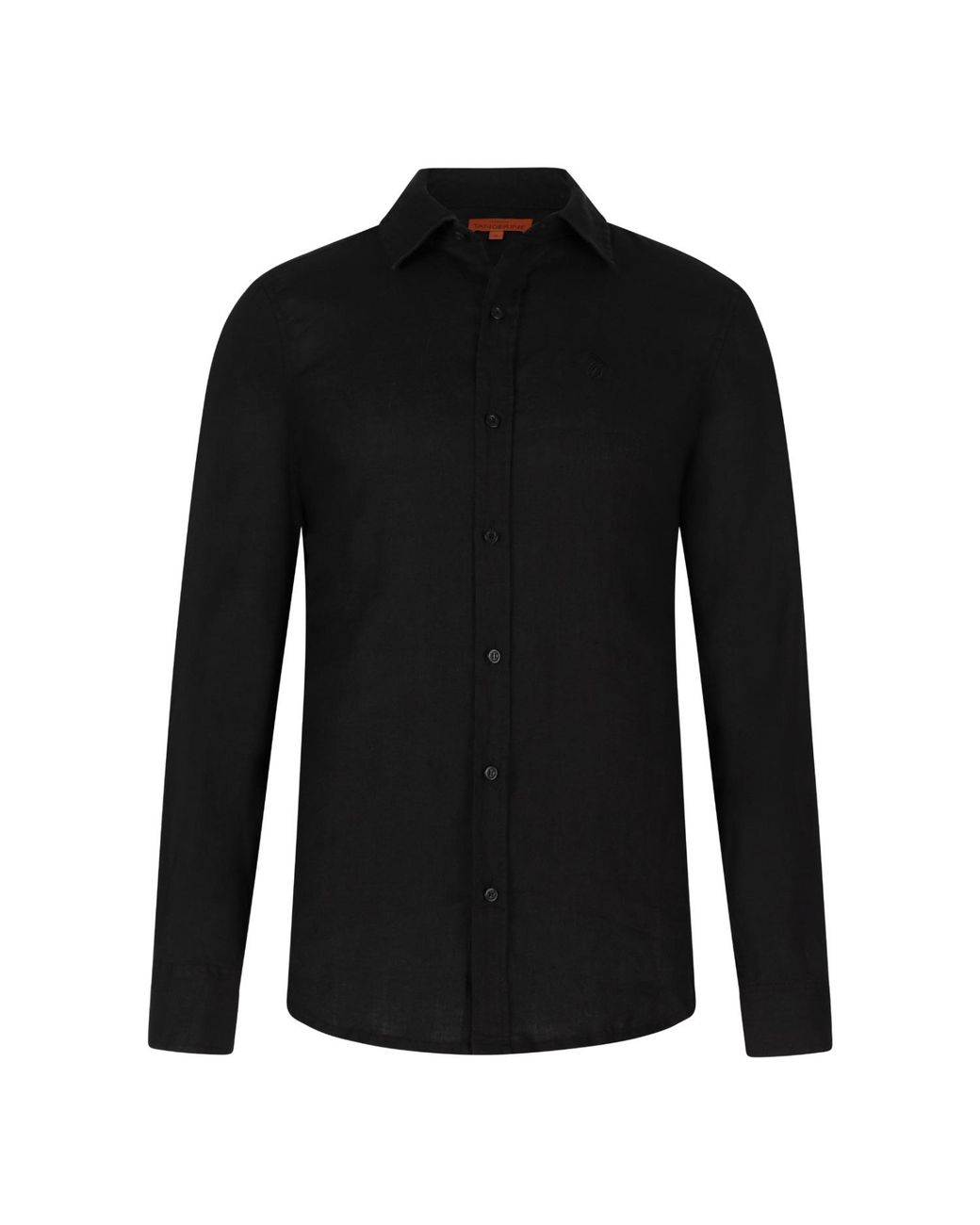 Maison Tangerine Black Linen Shirt For for men