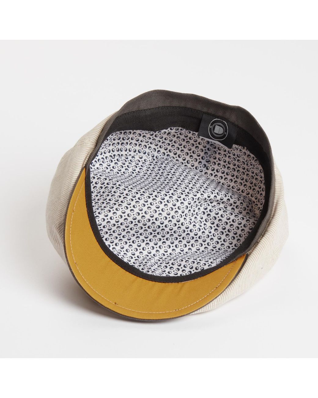 Dasmarca Hats Multicolor Neutrals Raggie Natural Linen Cotton Summer Italian Flat Cap For for men