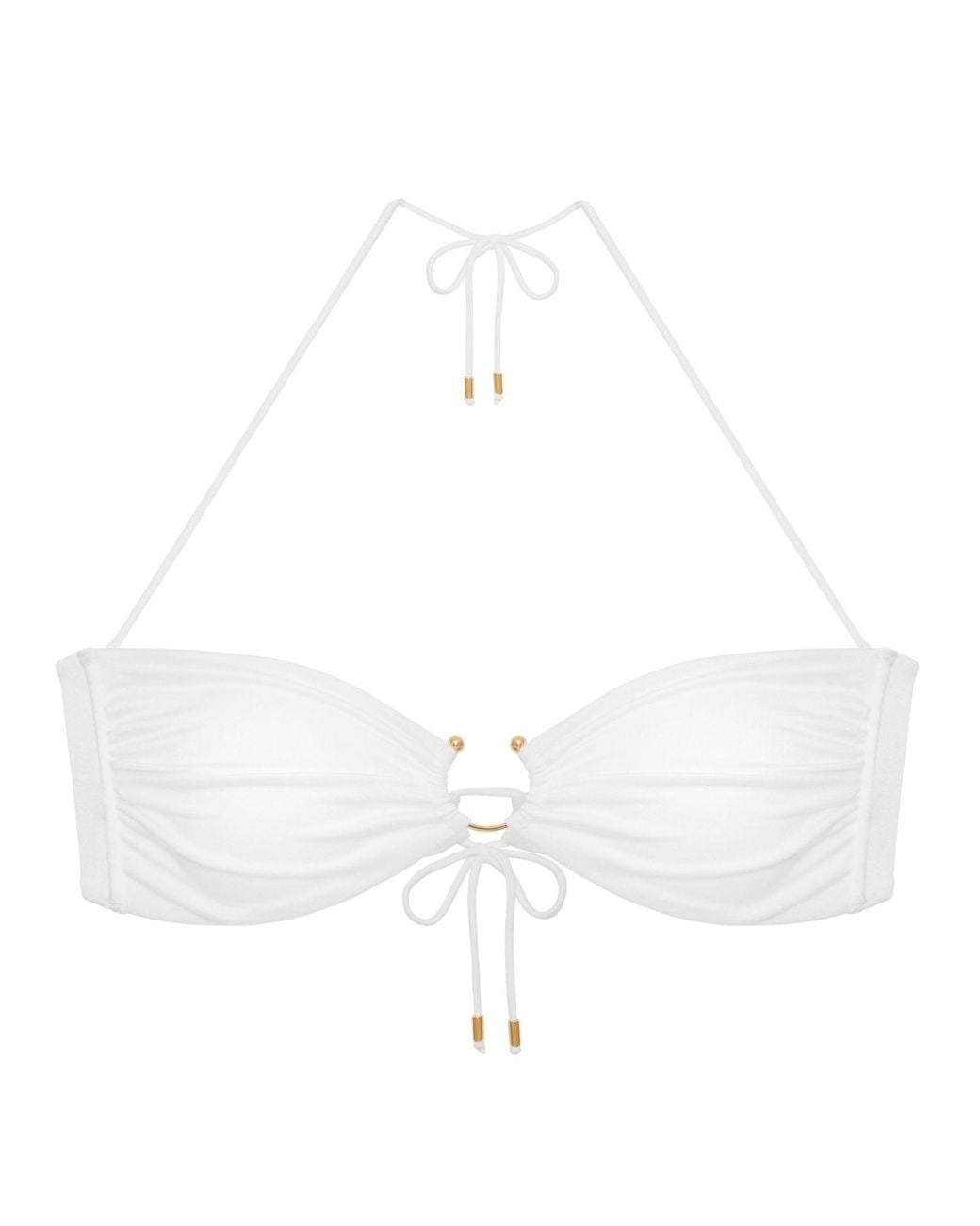 Perilla Lingerie White Malibu Top