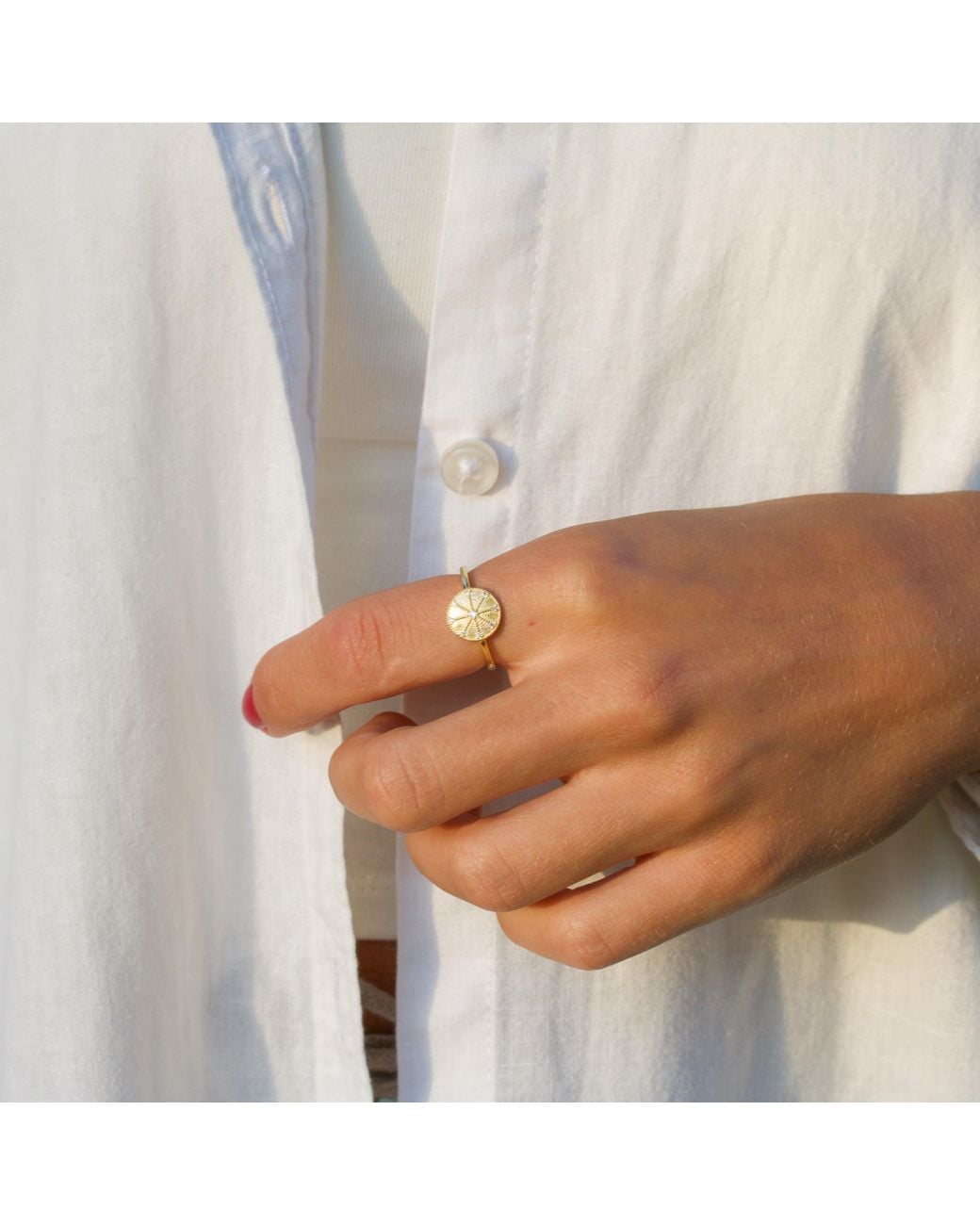 With Love Darling Metallic Energy Ring