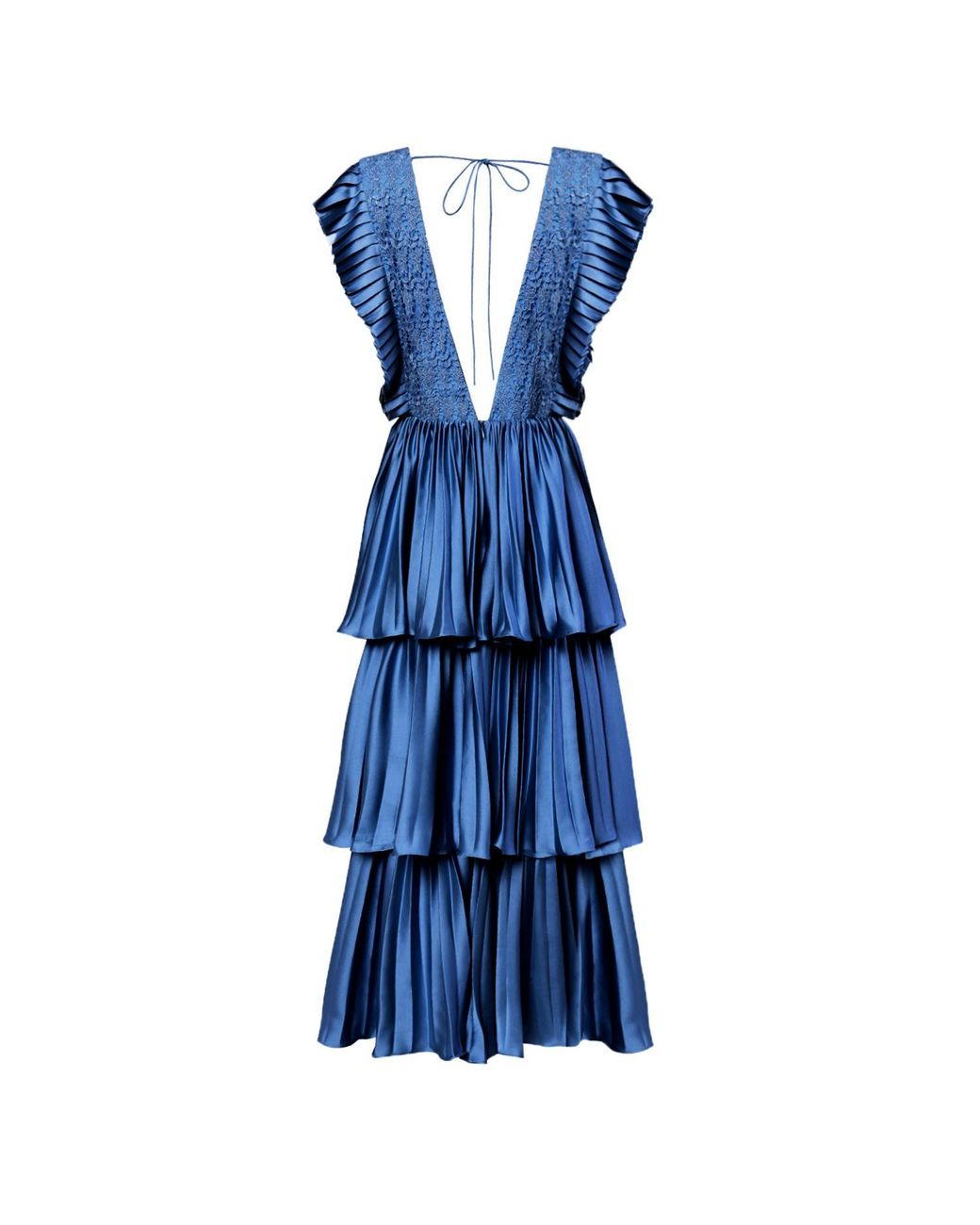 True decadence maxi top dress with pleats