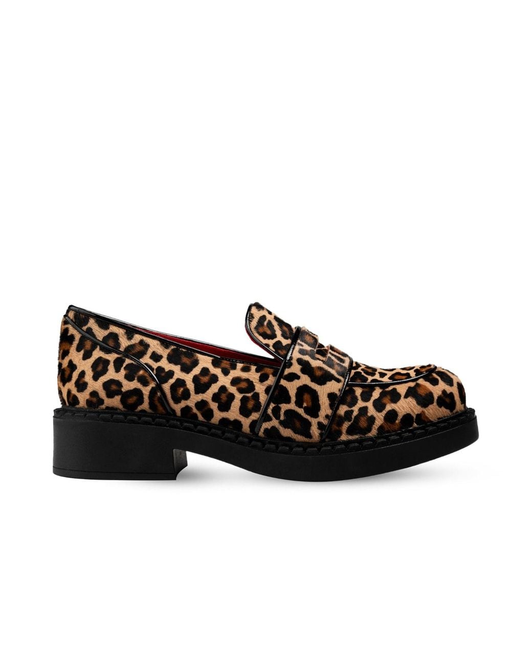 Rosamund Muir London Brown Neutrals Stratford Leopard Print Calf Hair Loafers