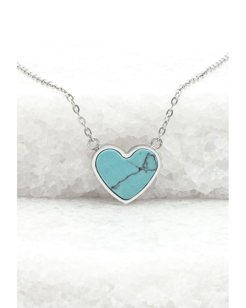 Starfish Project White Bay Heart Pendant Necklace