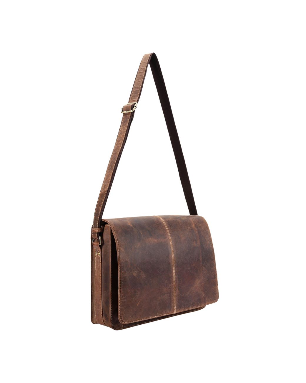 Lloyd Baker Brown Avadi Leather Workbag for men
