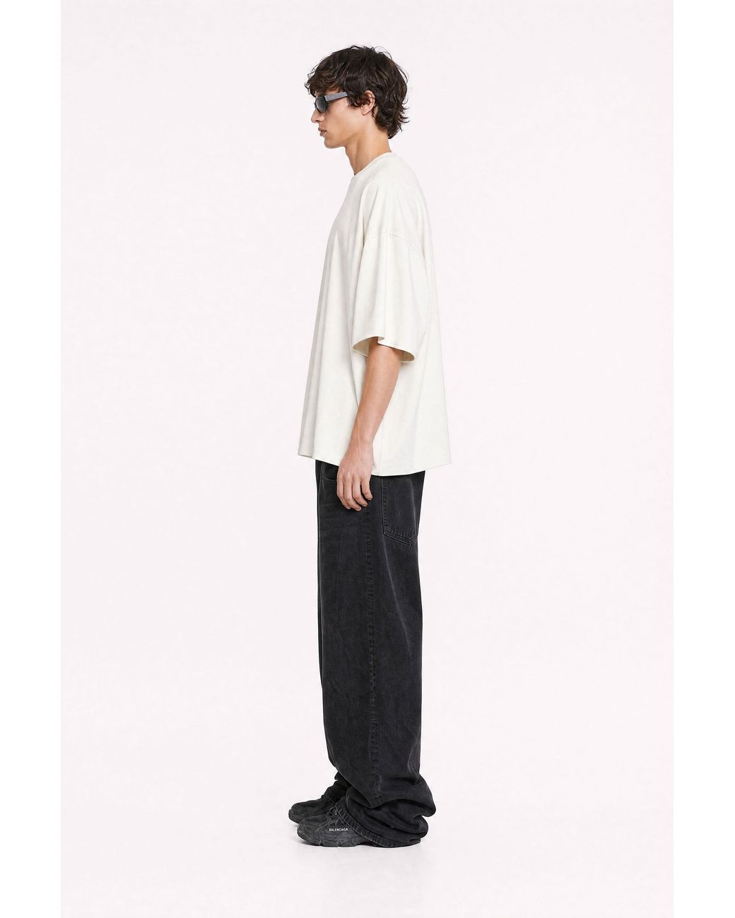 mysimplicated Natural Neutrals Signal Over Noise Oversized Off- Tee for men