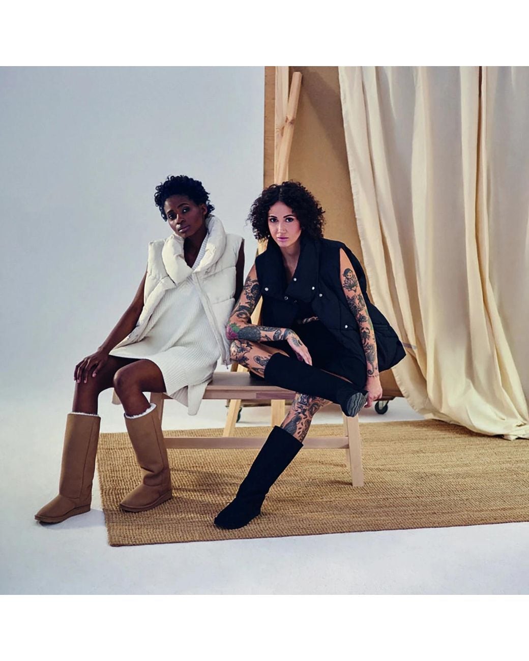 The New Orchard Natural Neutrals Classic Vegan Long Boots