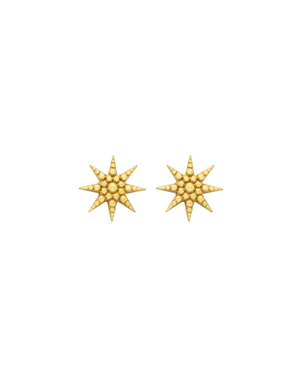 Zoe & Morgan Metallic Morning Star Stud Earrings