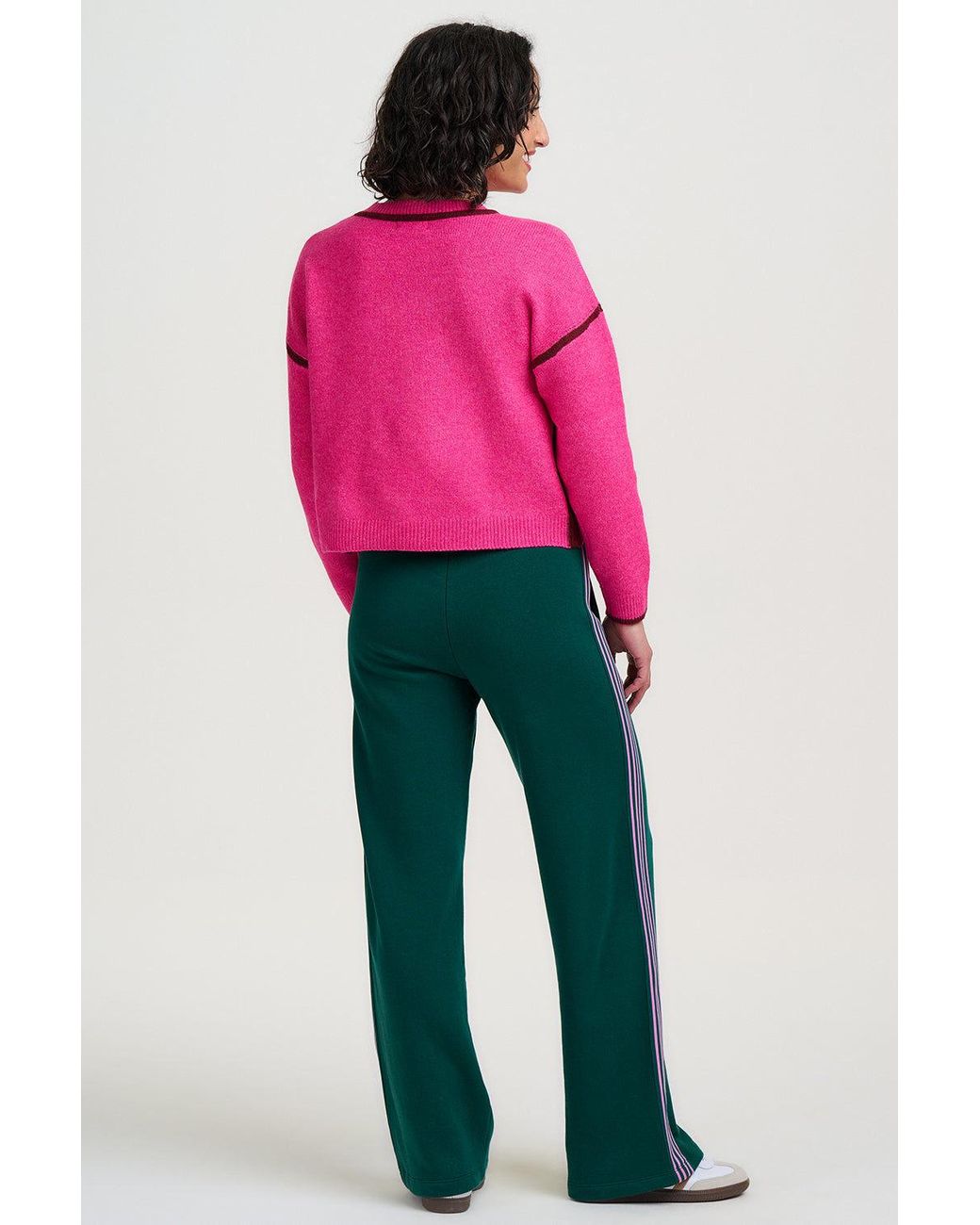 Sugarhill Green Enya Joggers Stripe