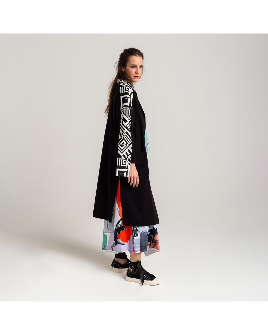 ARTISTA Black Code Coat