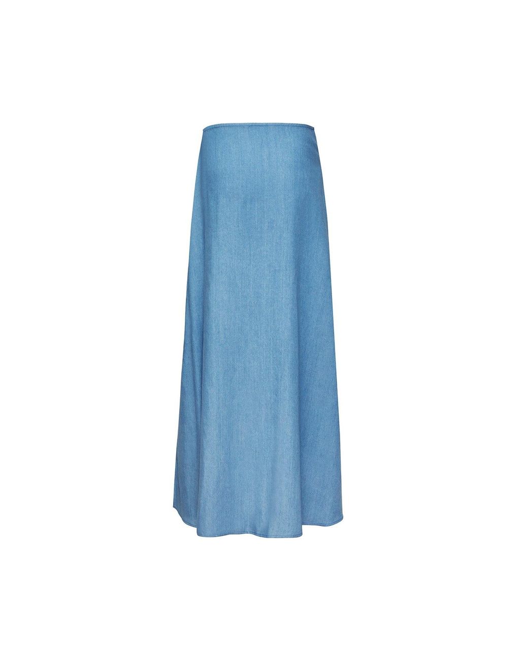 Audrey Vallens Blue Urban Maxi Tencel Skirt