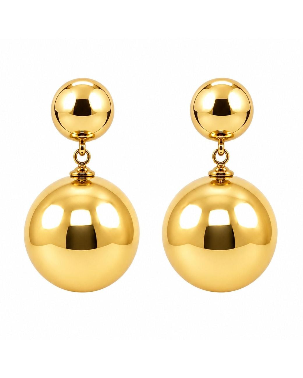 Michael Nash Jewelry Metallic Marylynn Ball Drop Earrings