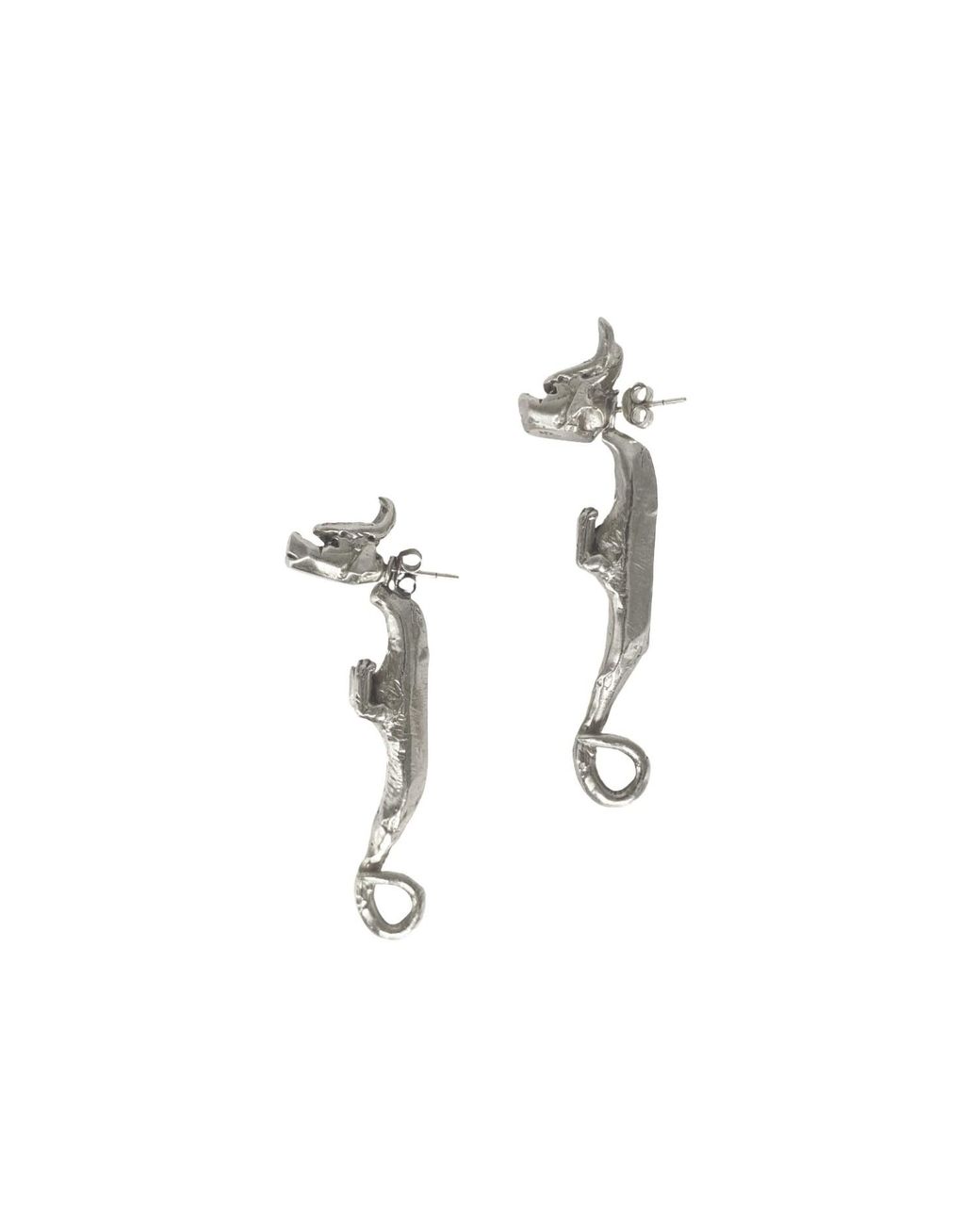 Raxada Metallic Cuélebres Earrings