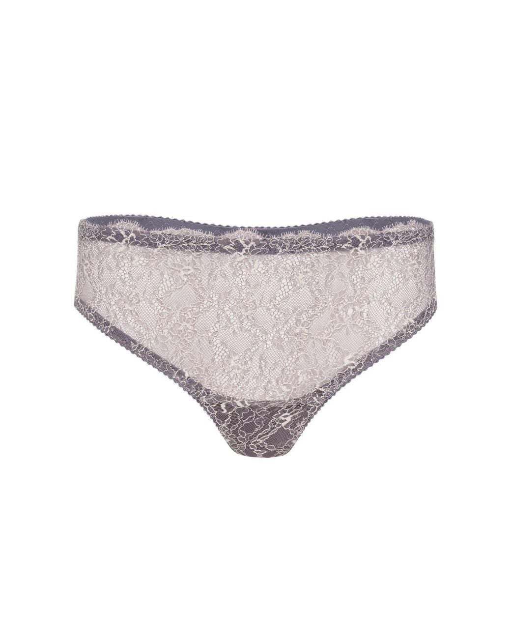 Daily Underwear Gray Brazilian Panties Bloom