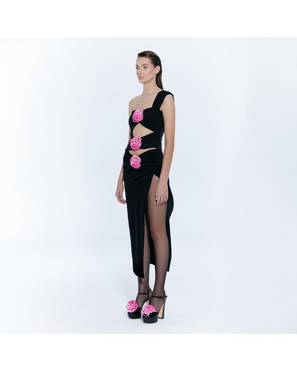 Nur Karaata Black Belmond Dress