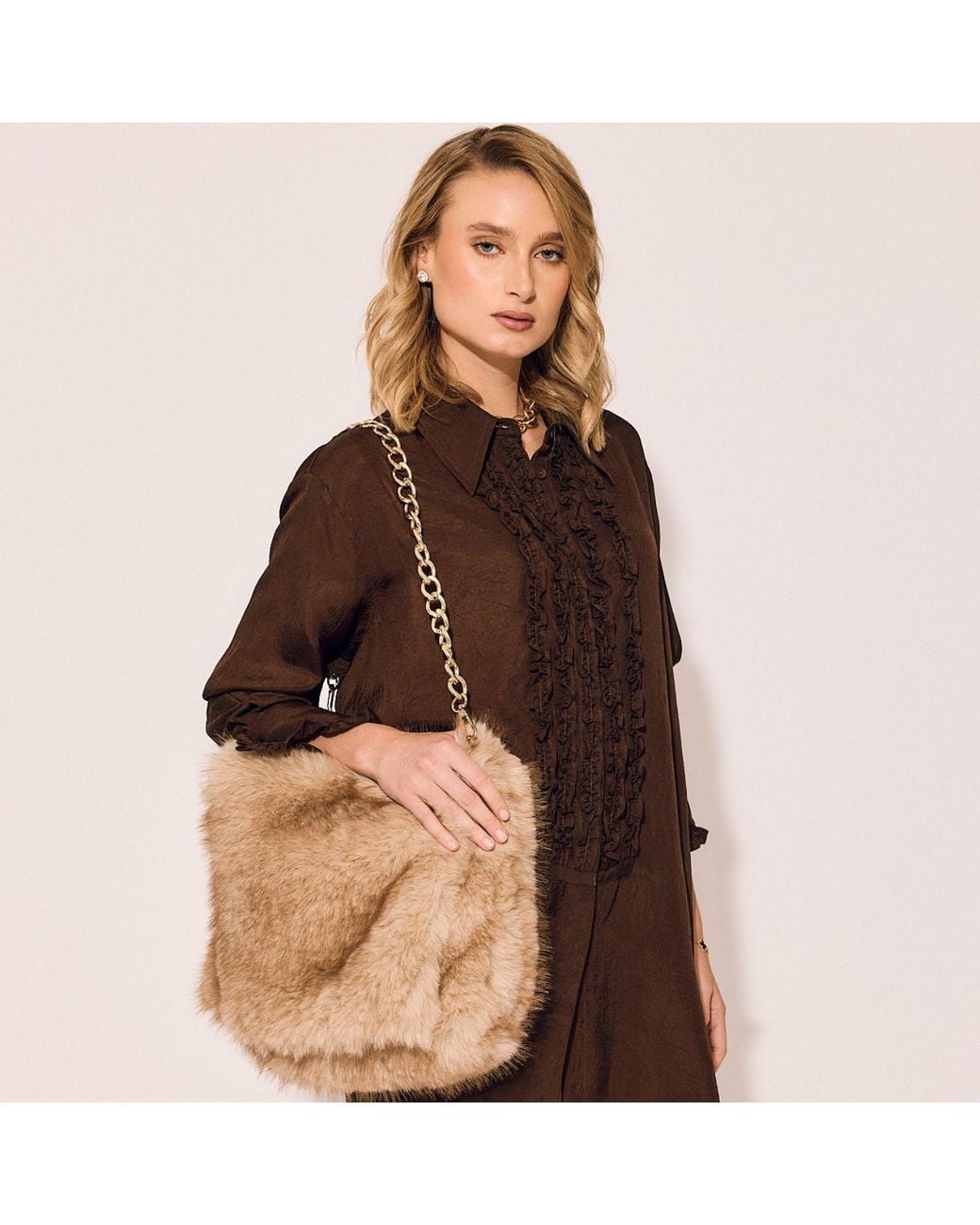 Lindsay Nicholas New York Yellow Neutrals Arlo Bag