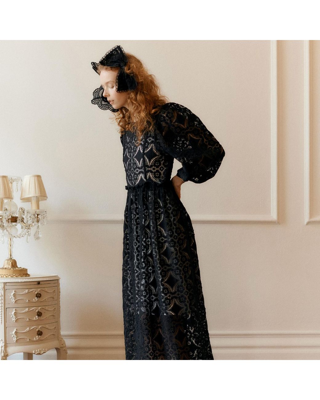 Lisa The Label Black Valentine Heart Dress