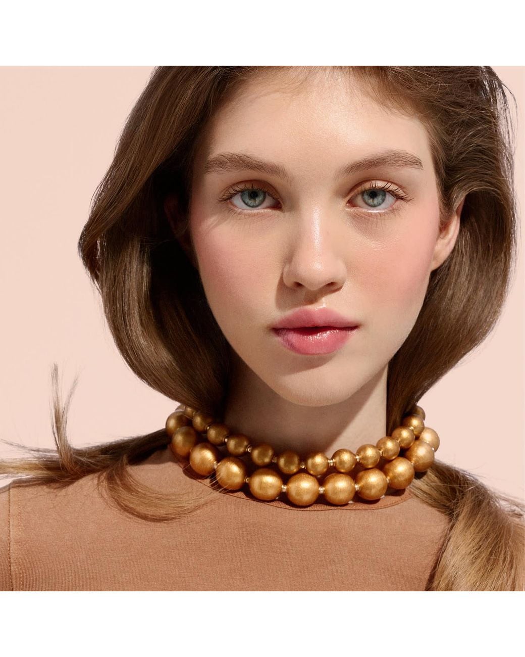 Saule Label Metallic Siena Duo Necklaces